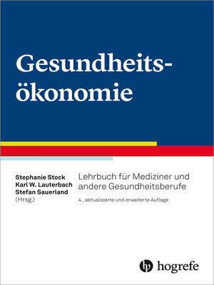 cover image of Gesundheitsökonomie